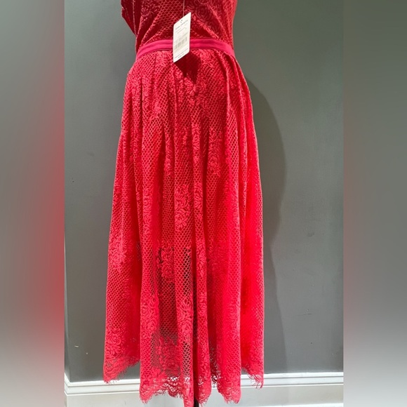 NWT Free People Size 10 Matchpoint Midi Dress Deep V-Neck Sleeveless - Picture 12 of 13